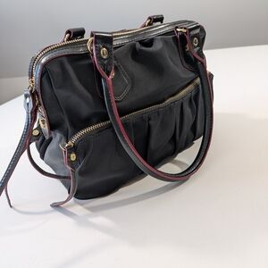 Like New MZ Wallace Baby Jane Bedford Nylon Handbag Crossbody Black